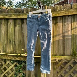 Cyrillus‎ Paris Girls Corduroy Pants Elastic Waist Casual Blue Cotton Size 7